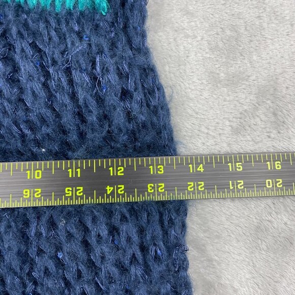 Infinity Scarf with Sequins Blue/Turquoise - Picture 4 of 4